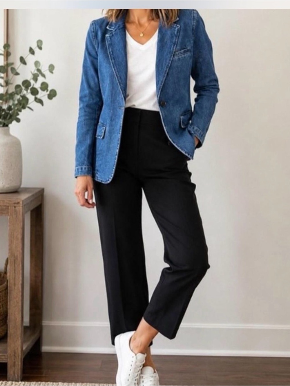 GAP Denim Blazer XS